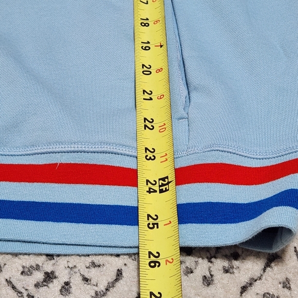 G/Fore Pray For Birdies Hoodie Sweatshirt Baja Womens Golf GFore Lt. Blue L - Picture 14 of 16